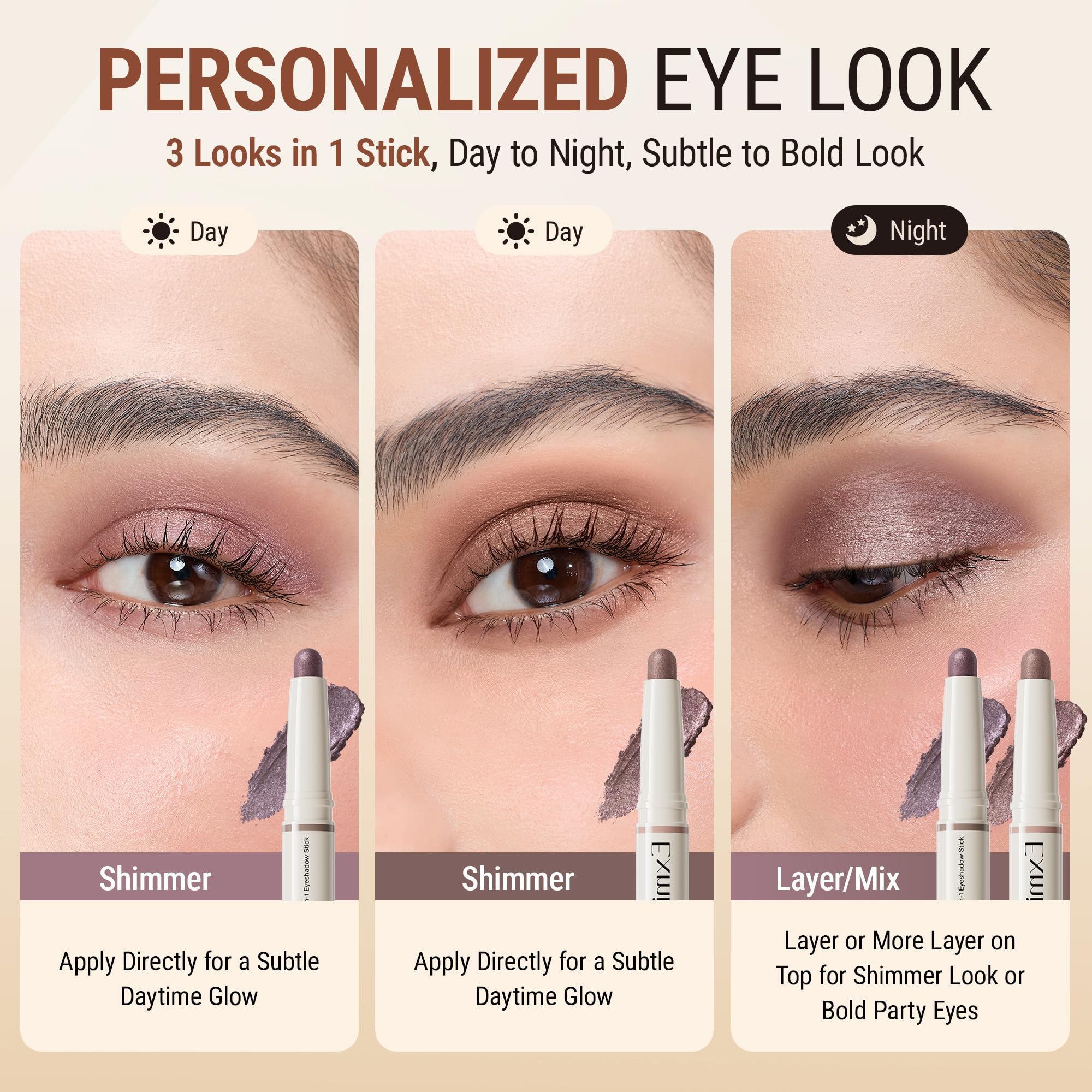 exmiloo Easy blending demonstration for quick, flawless eyelids