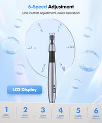 EXODD derma roller with protective case for travel and storage.