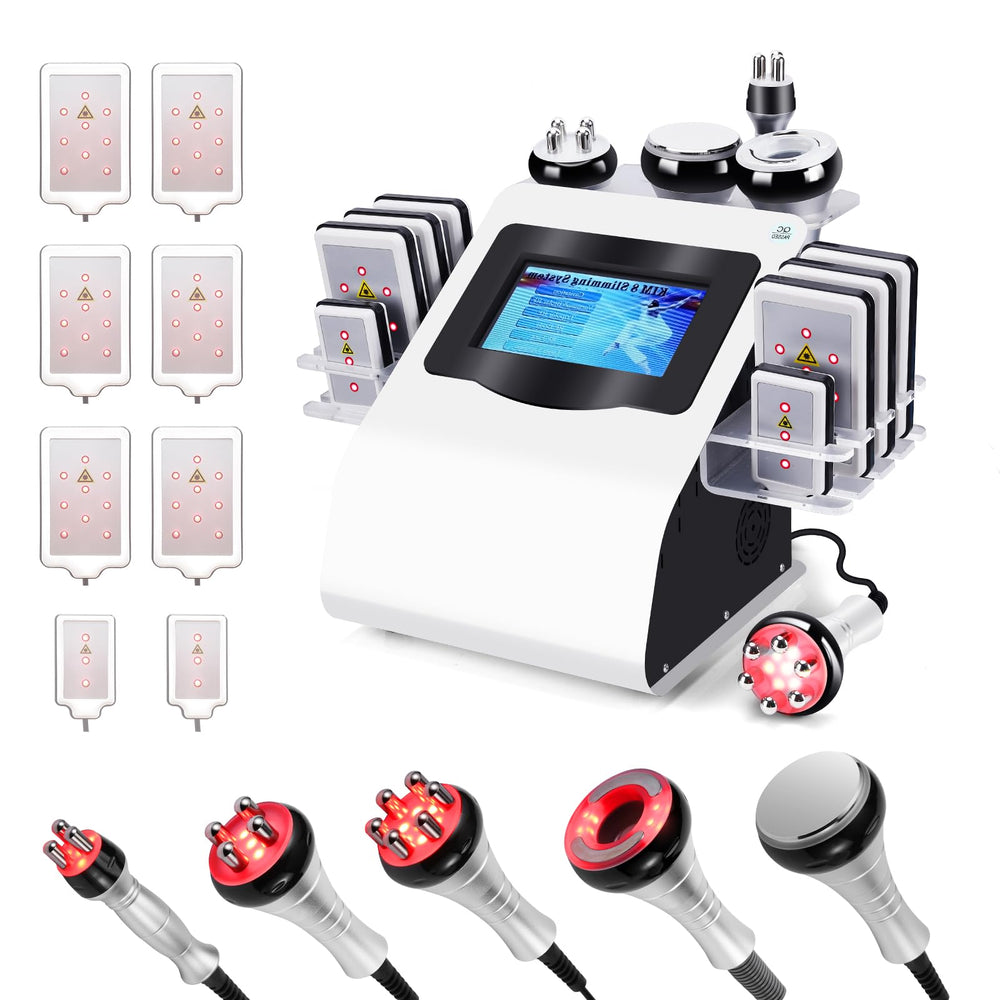 Expbom Body Machine front view shows a versatile massager for facial and body care.