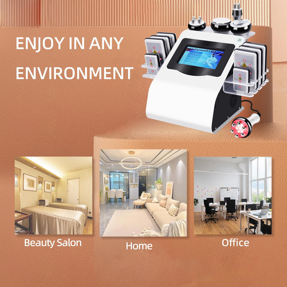 Expbom Body Machine packaging demonstrates easy setup for home use.