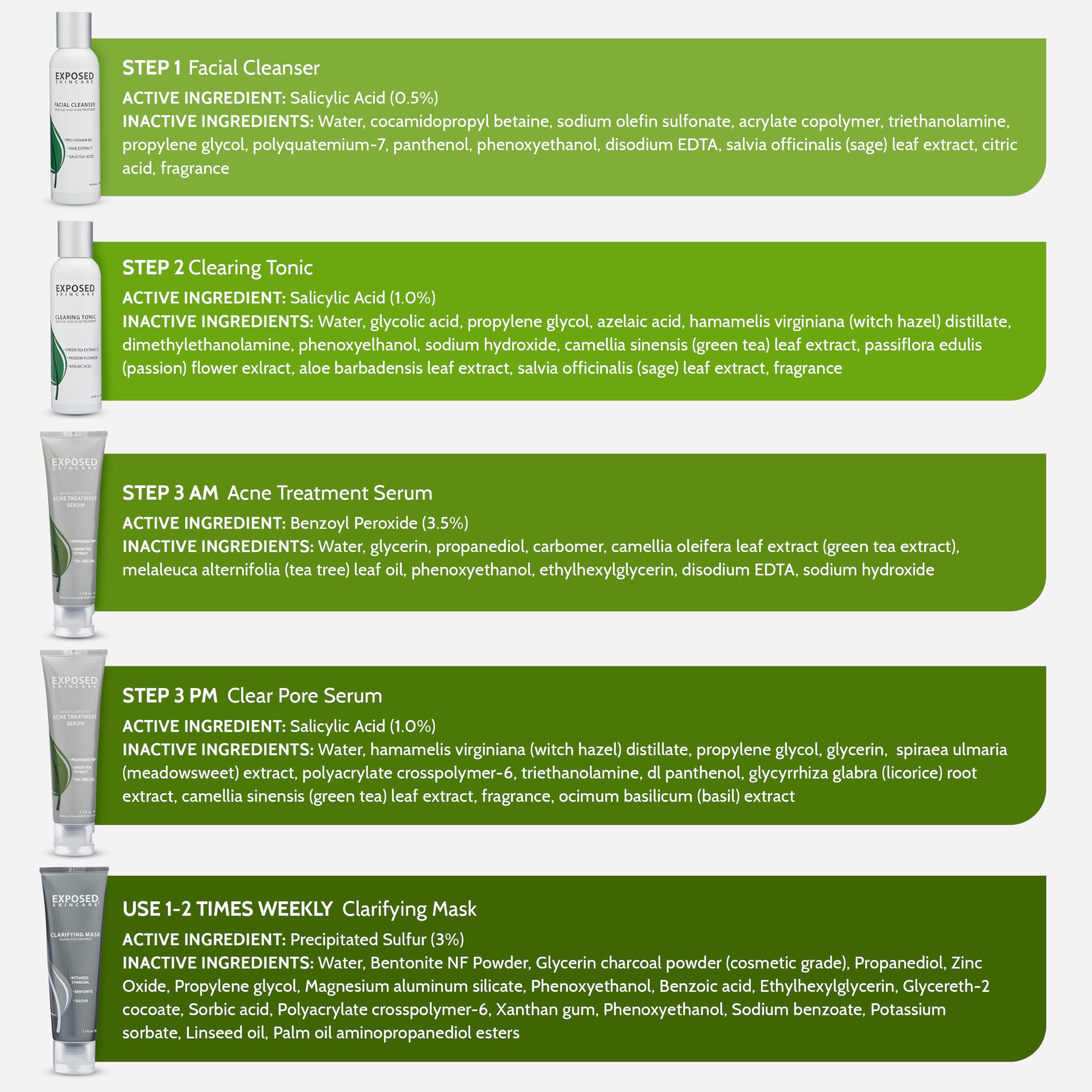 Exposed Skin Care clarifying mask for a deeper clean and calm complexion