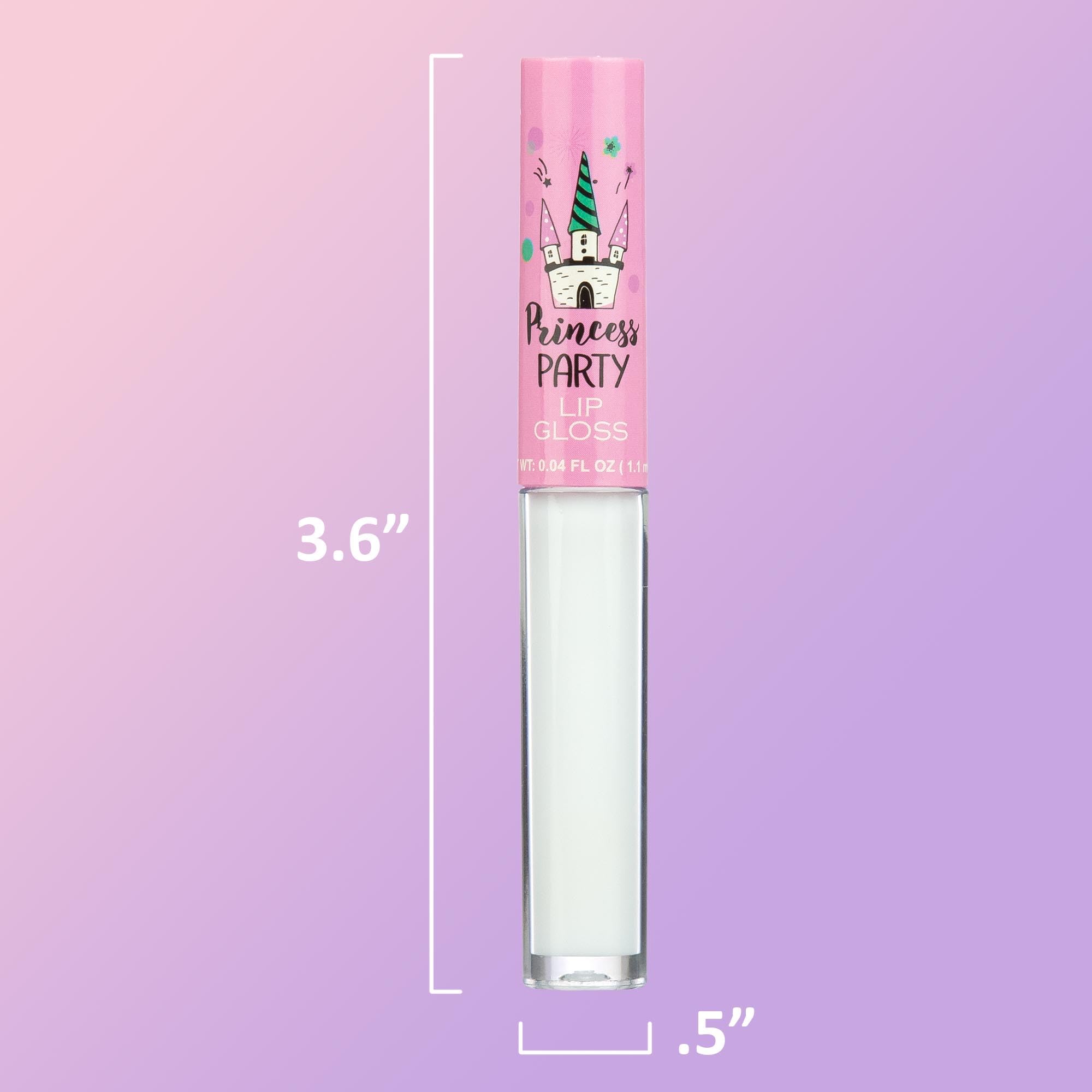 Expressions 14pc lip gloss set supports princess playtime and pretend makeup