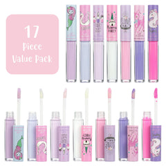 Expressions lip gloss with twist-off cap enables precise application for kids