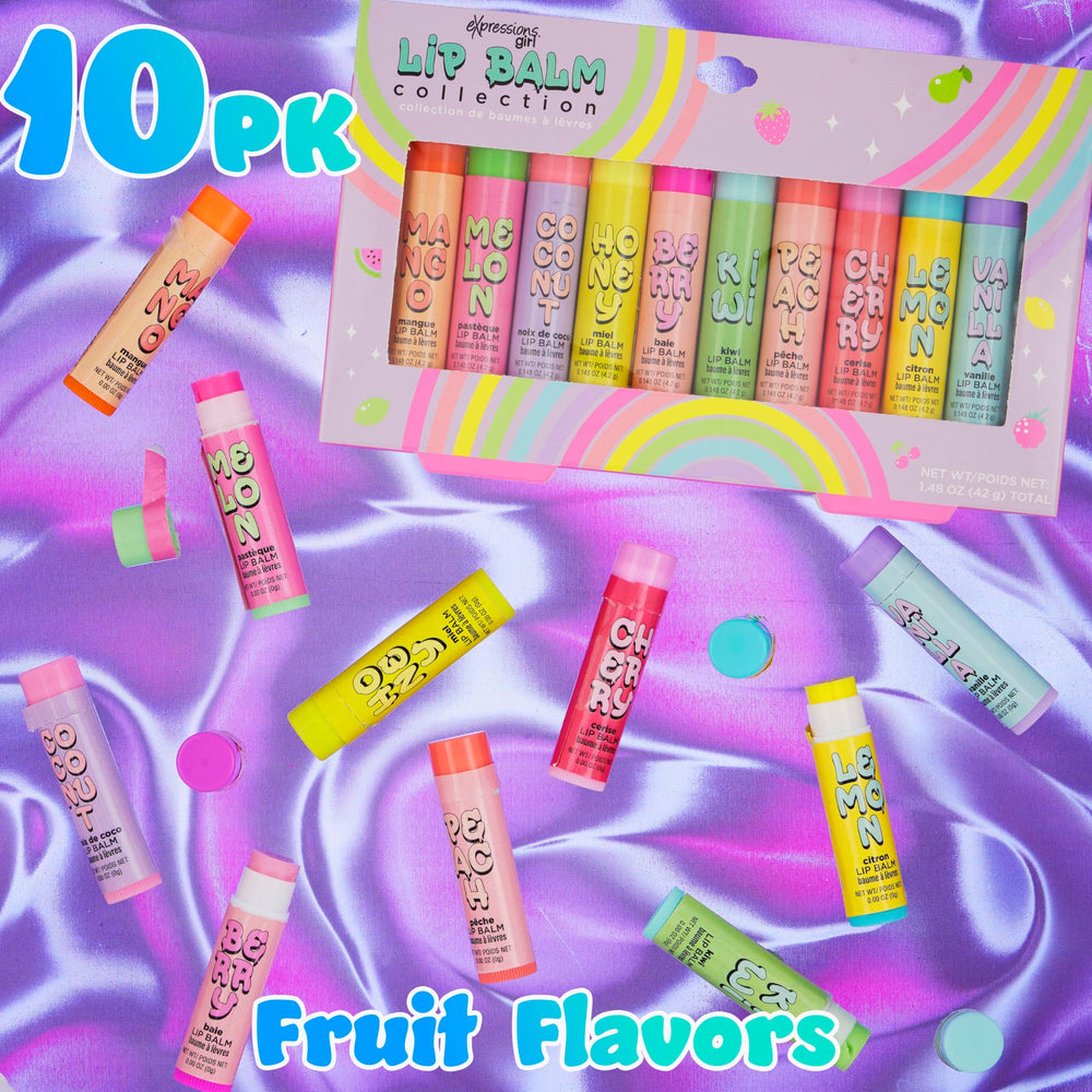 Expressions Berry lip balm tube delivers smooth lips with fruity aroma.