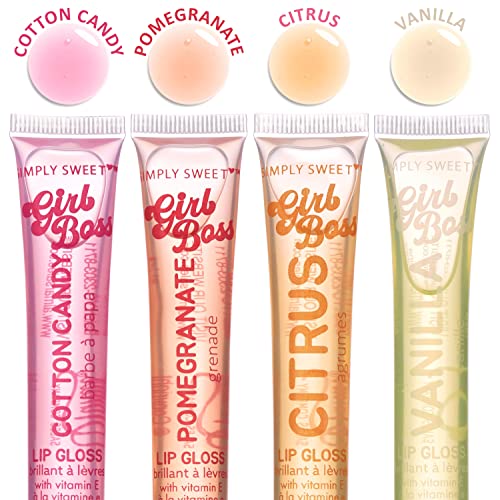 EXPRESSIONS pomegranate gloss offers rich flavor and daily hydration.