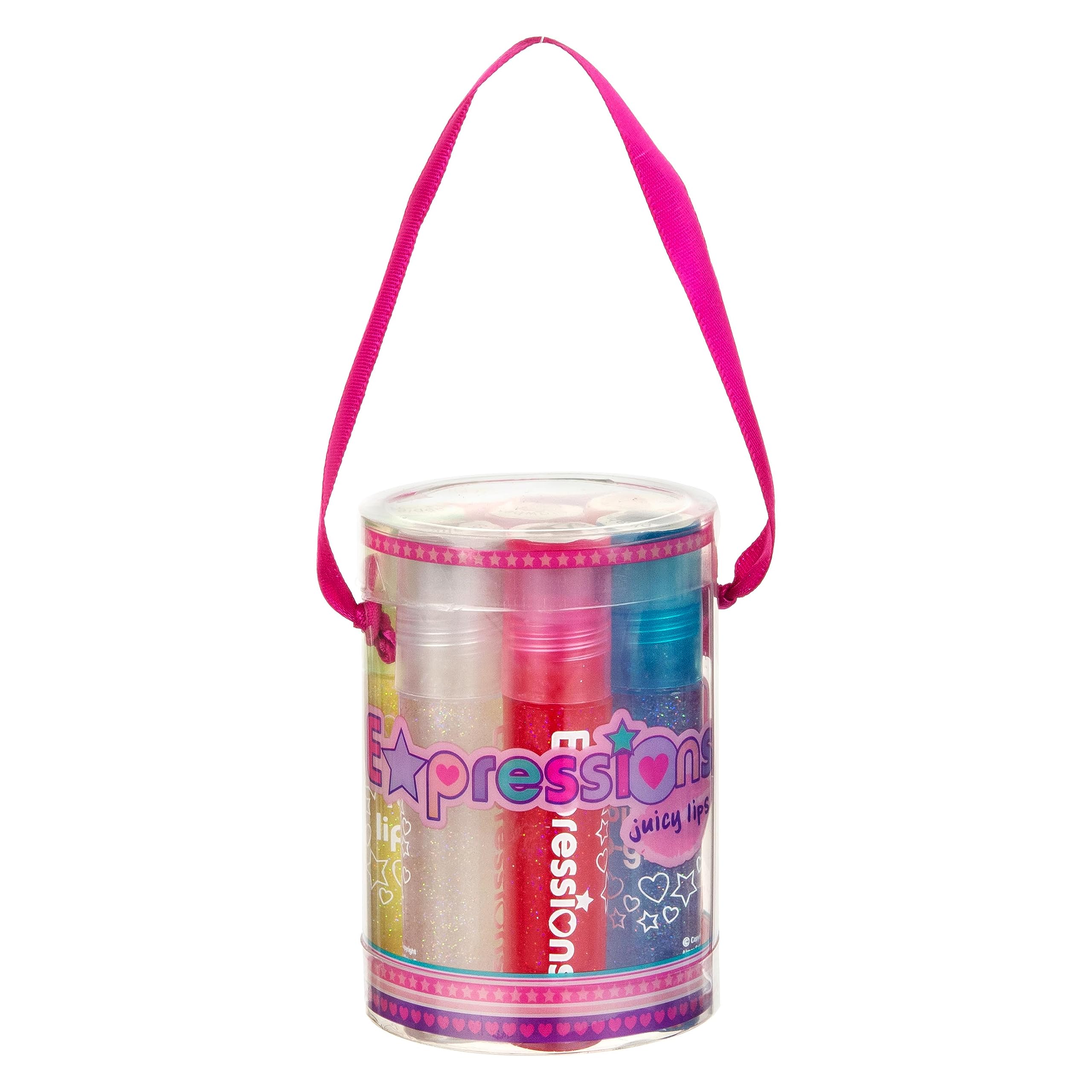 Gloss EXPRESSIONS raisin, application fluide, fini scintillant et sûr pour enfants.