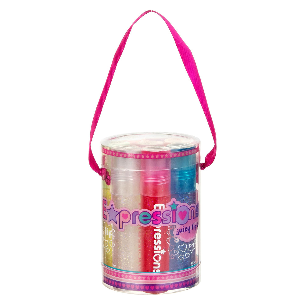 Gloss EXPRESSIONS raisin, application fluide, fini scintillant et sûr pour enfants.