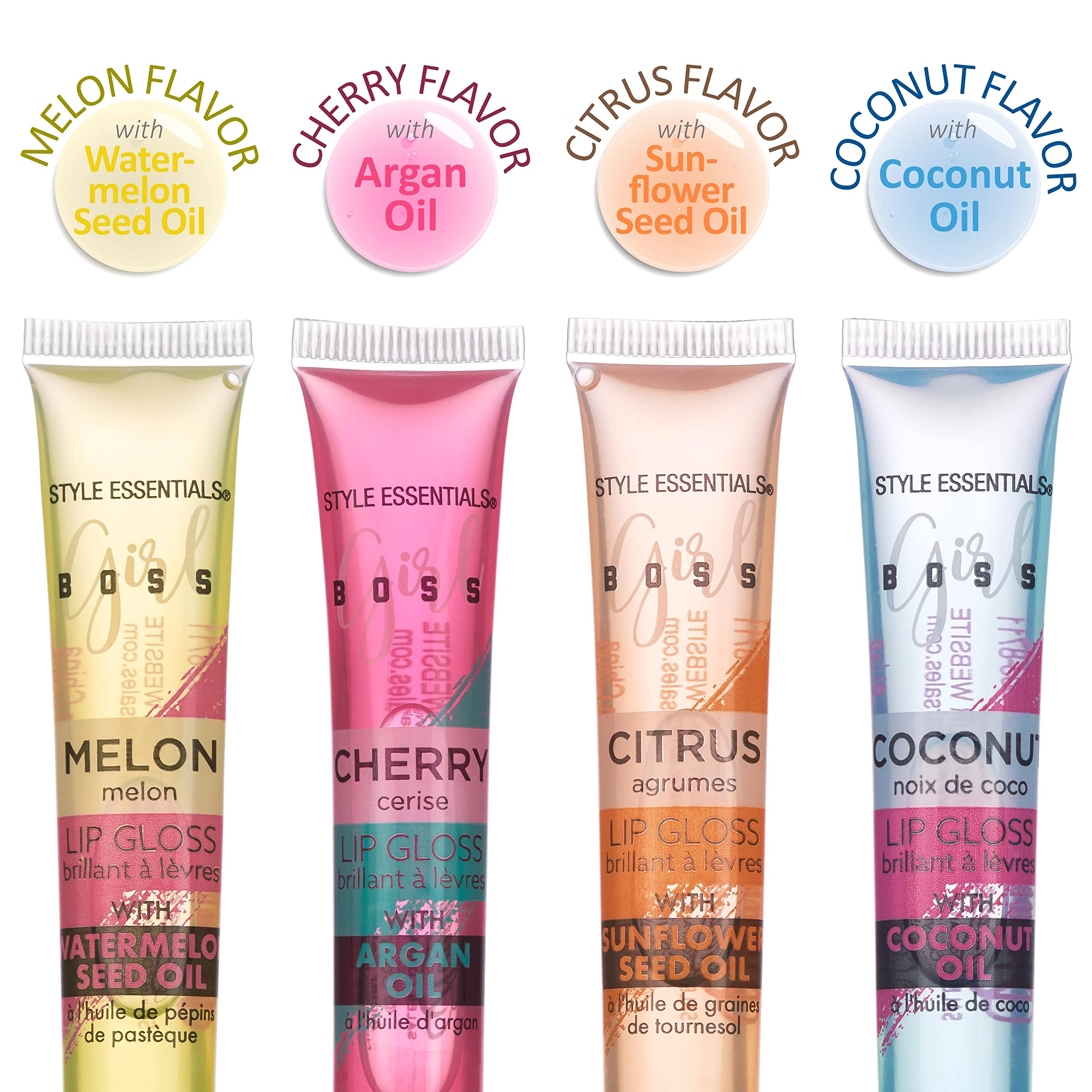 Expressions lip gloss bottle being applied smoothly