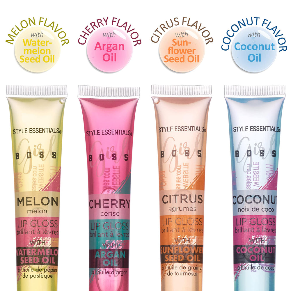 Expressions lip gloss bottle being applied smoothly