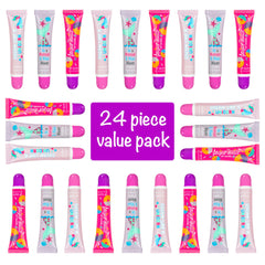 EXPRESSIONS lip gloss flavors Dream Like A Unicorn closeup.