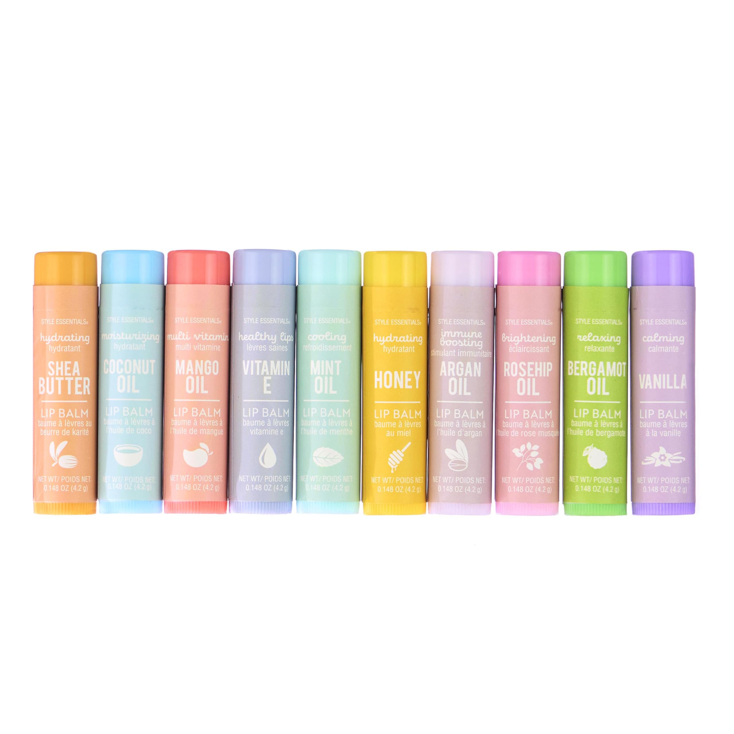 Expressions mango oil vitamin E lip balm closeup for nourishing moisture