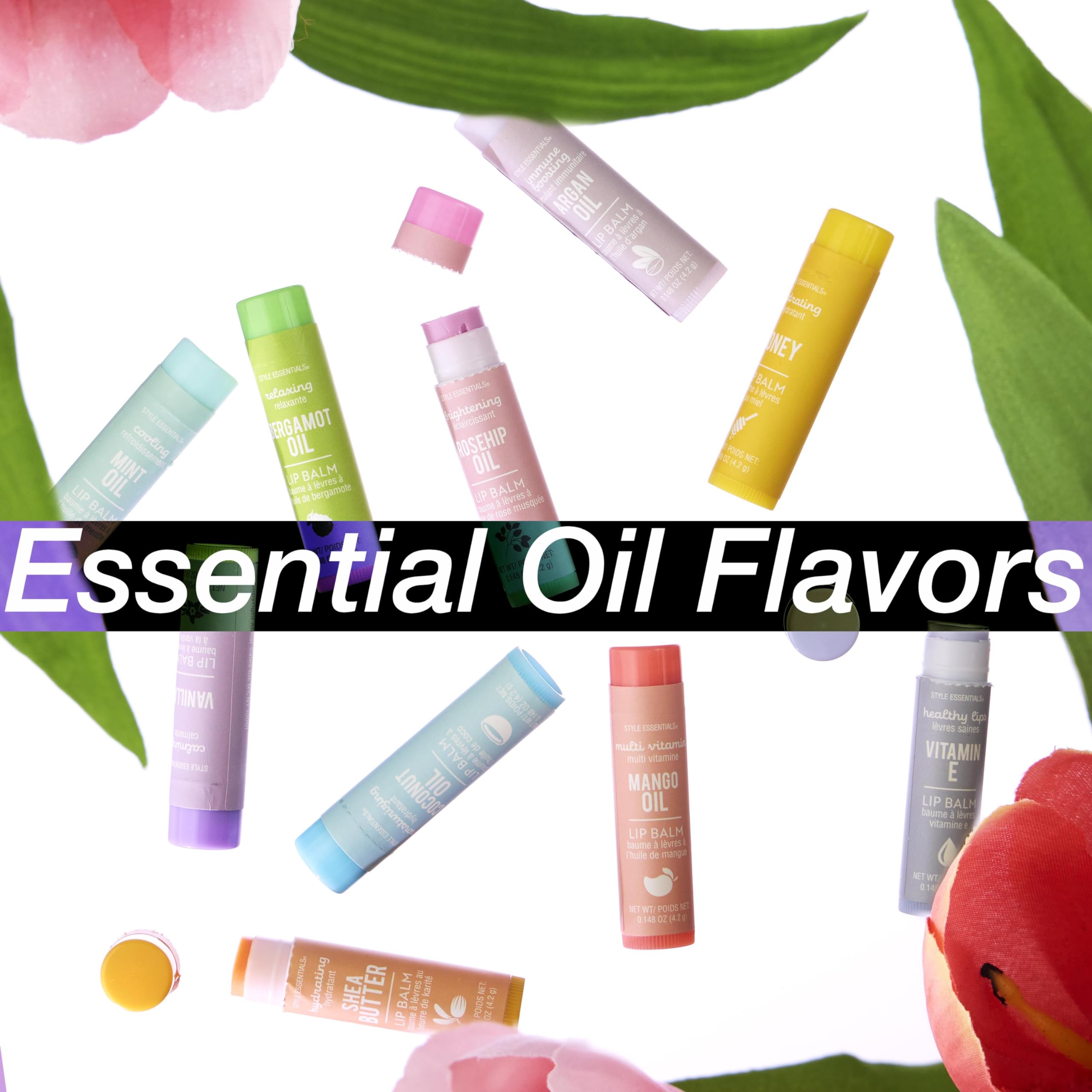 Expressions mint oil honey lip balm closeup for refreshing feel