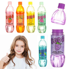 Expressions Soda Pop Lip Gloss strawberry bottle, bright shine and hydration.