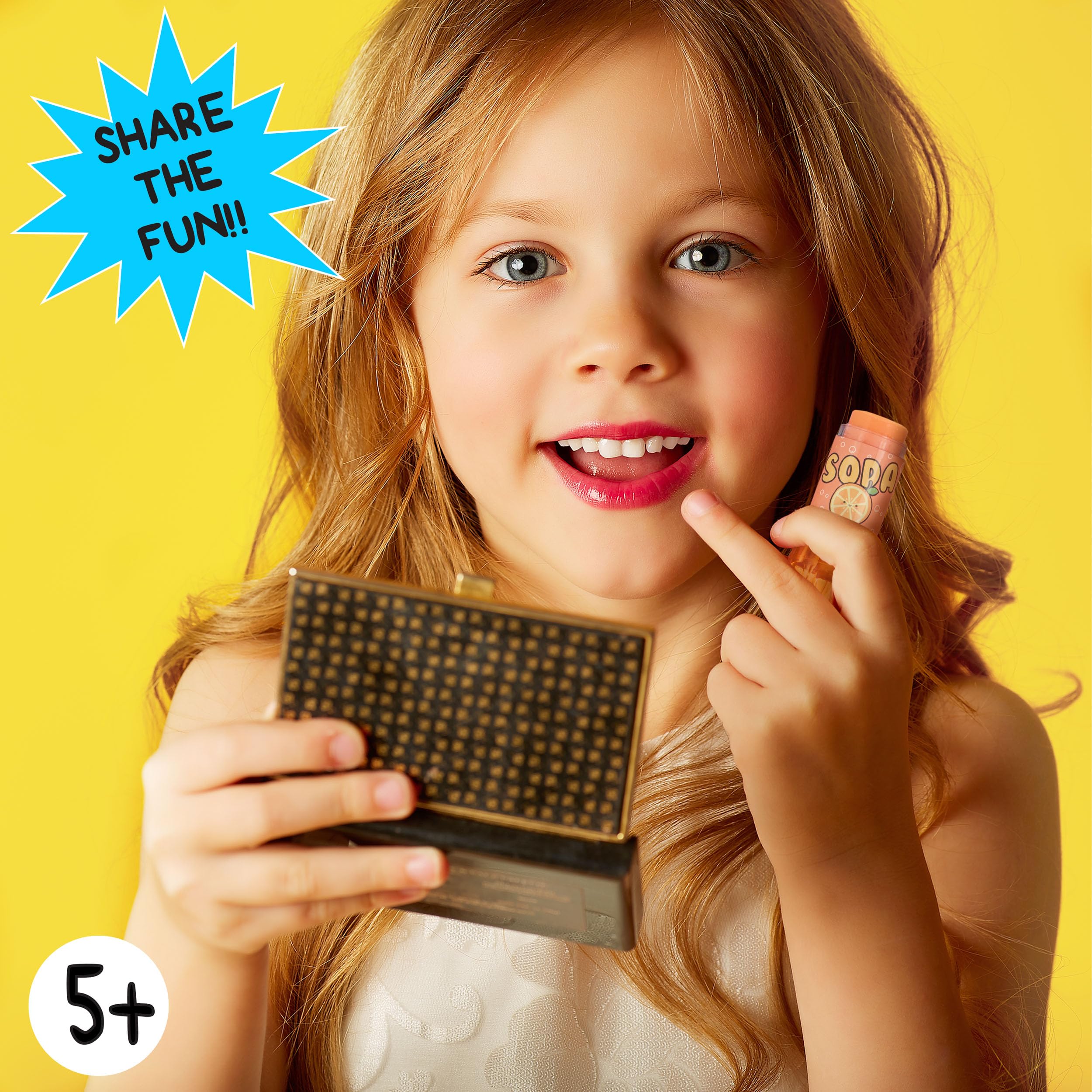 Expressions Soda Pop Lip Gloss watermelon bottle, fruity flavor and hydration.