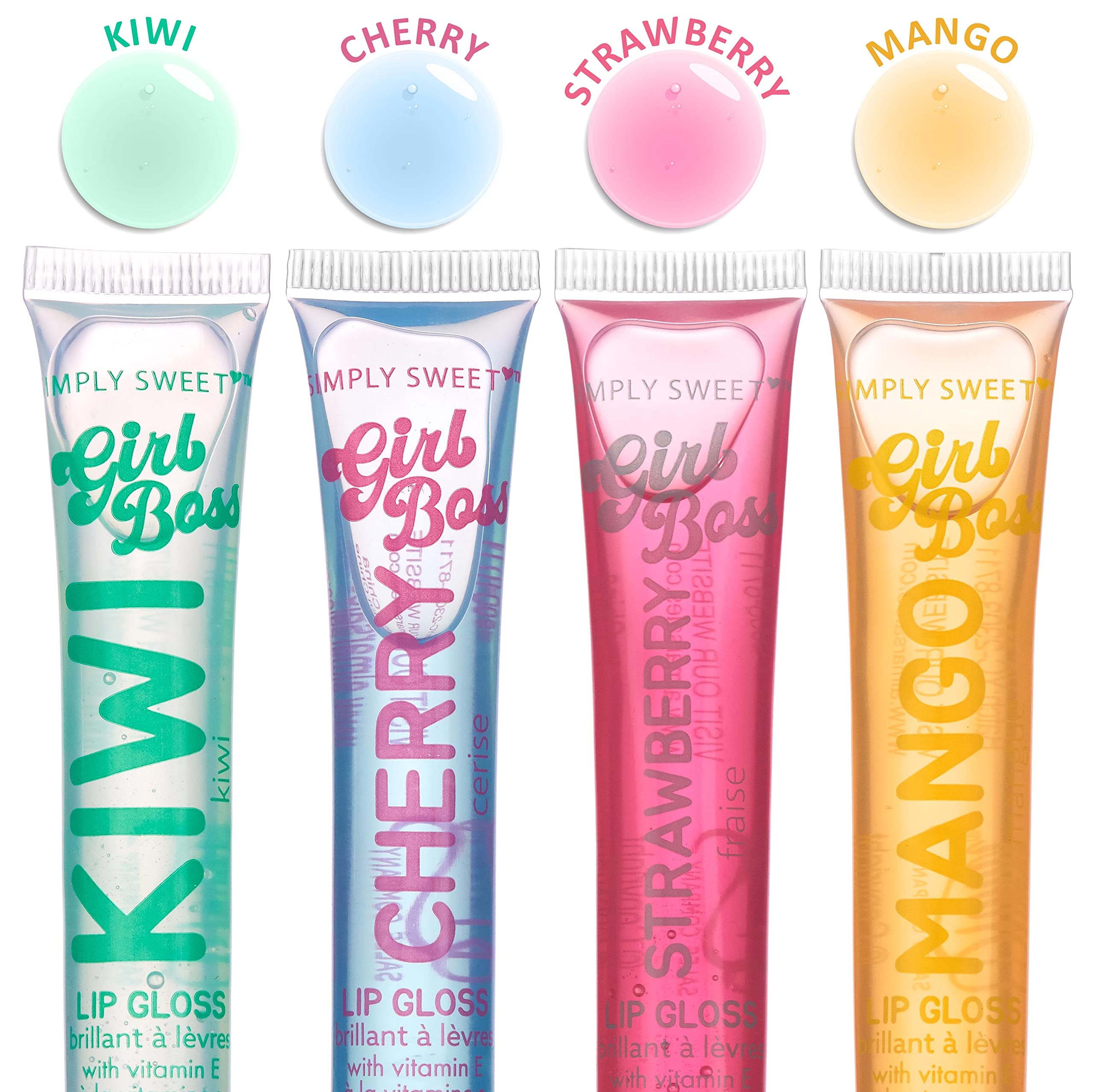 EXPRESSIONS cotton candy gloss adds playful flavor with light moisture.