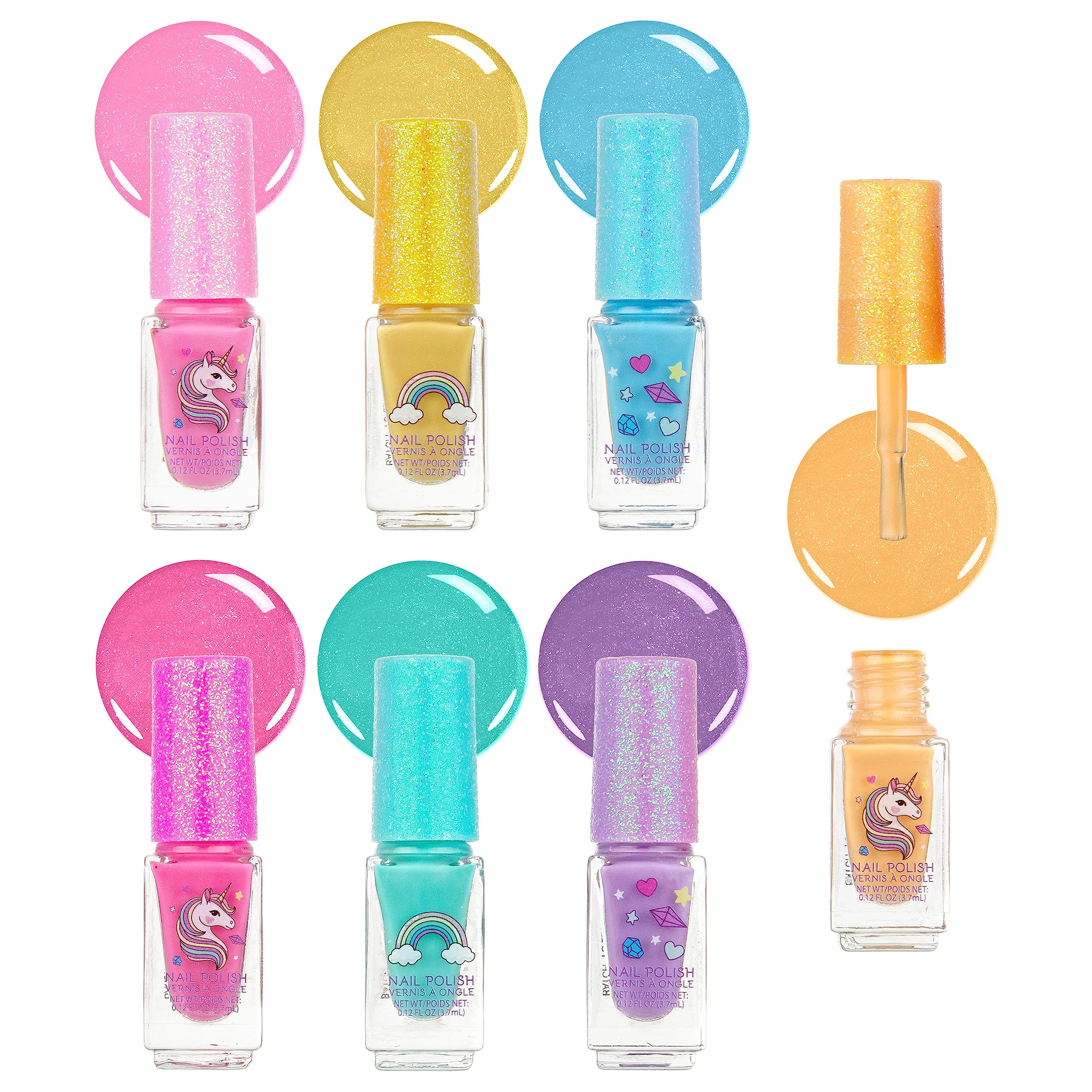 EXPRESSIONS Unicorn Shimmer Nail Polish Set color swatch, quick-dry finish for playful art.