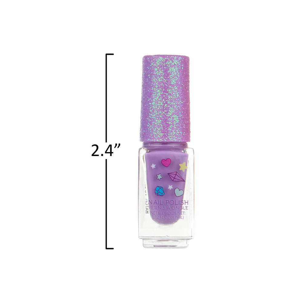 EXPRESSIONS Unicorn Shimmer Nail Polish Set flat lay, vibrant unicorn shades.