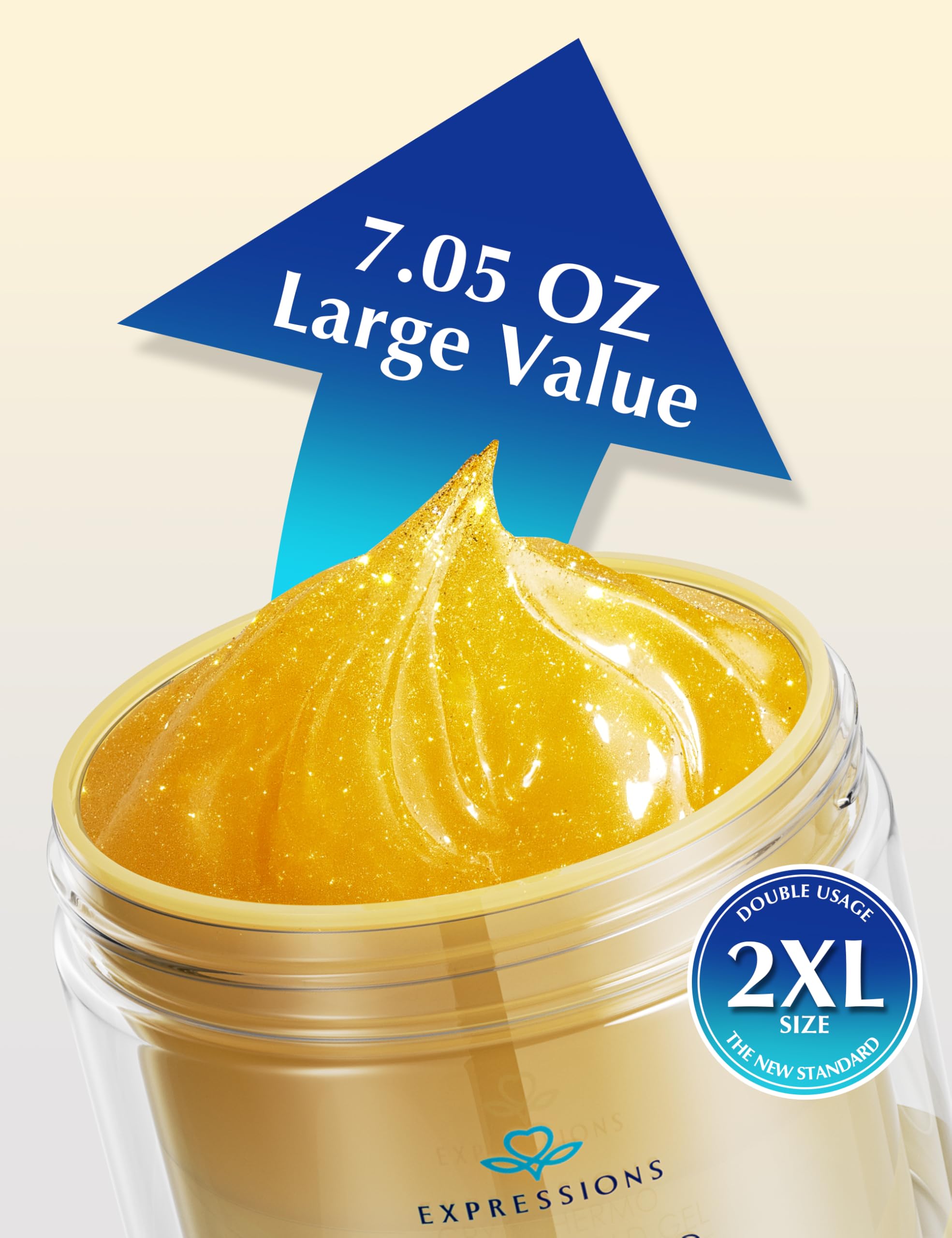 EXPRESSIONS WELLNESS Natural extracts centella licorice chamomile condition the skin gently.