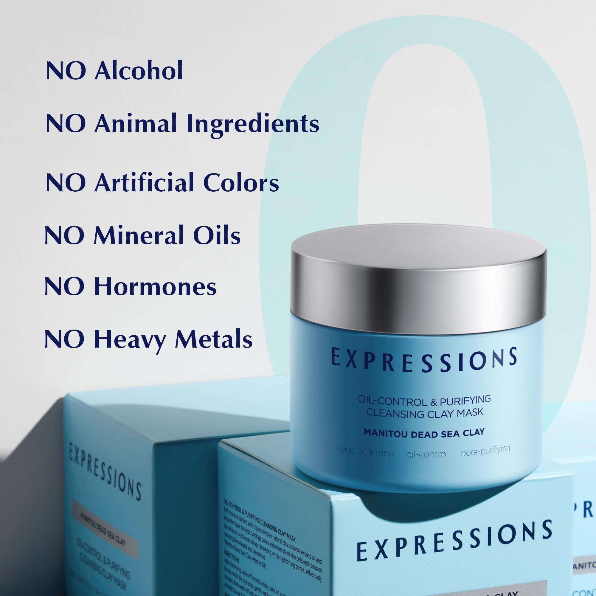 EXPRESSIONS WELLNESS rinse-off-step shows easy removal after use.
