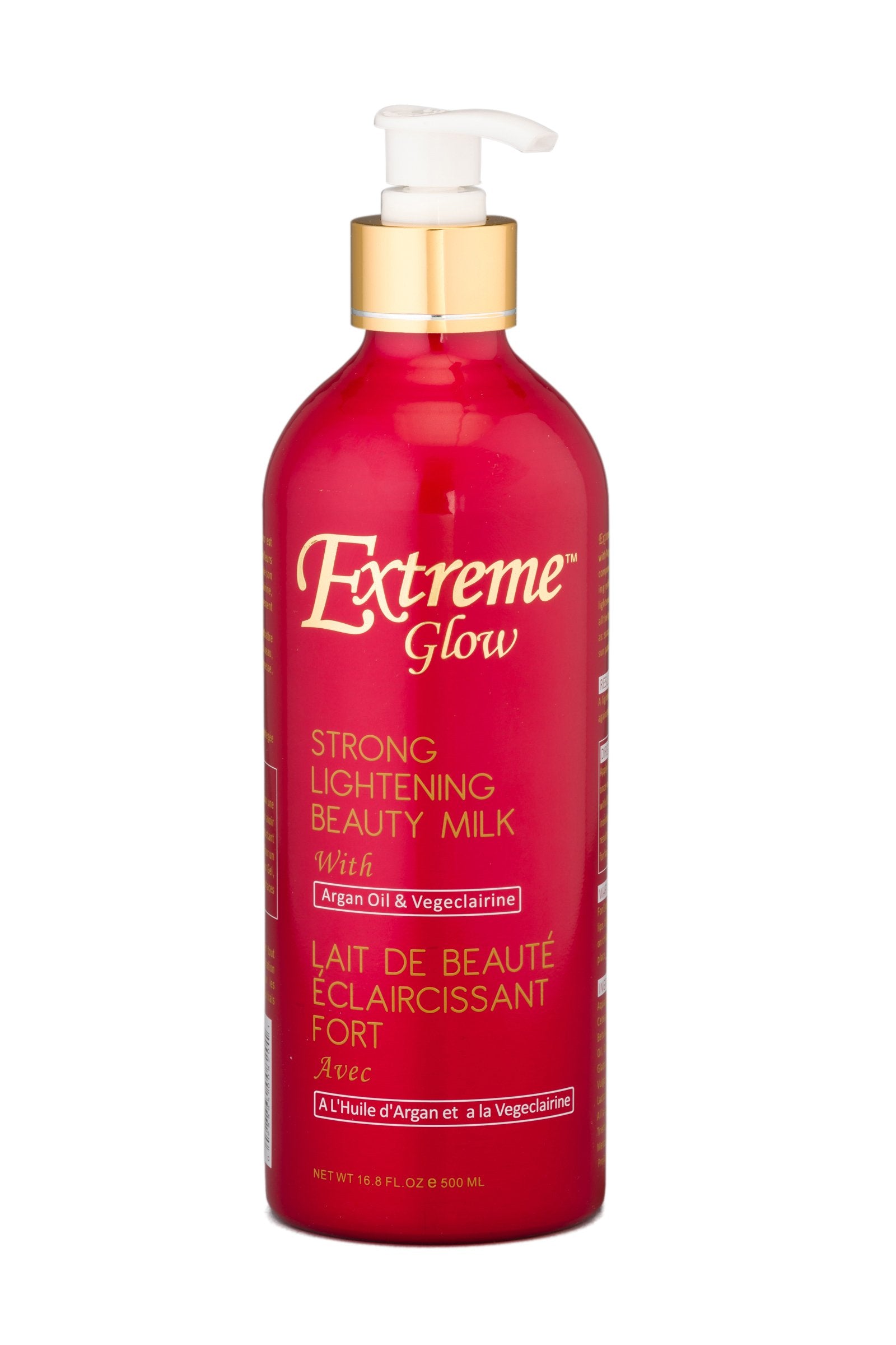 Extreme Glow strong lightening beauty milk bottle for easy daily use