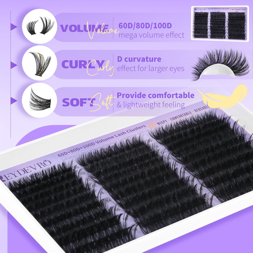 EYDEVRO 300-pcs pack offers ample layering options