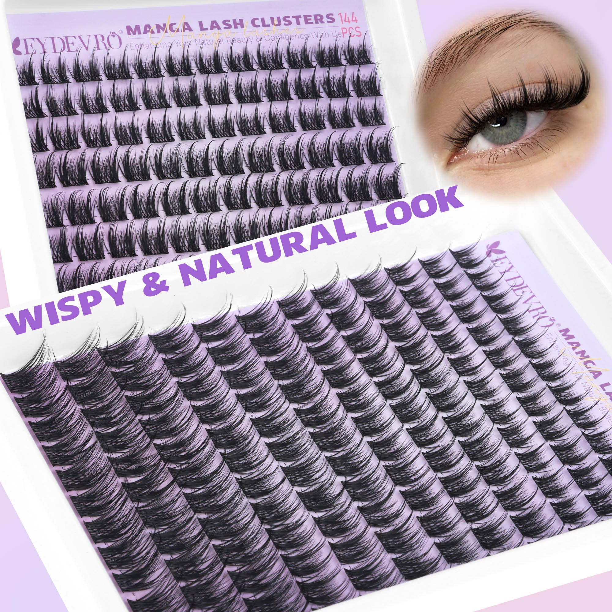 EYDEVRO Beginner-friendly DIY lashes make at-home application simple and fast