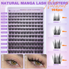 EYDEVRO CD curl lash clusters lift lashes for brighter, more defined eyes