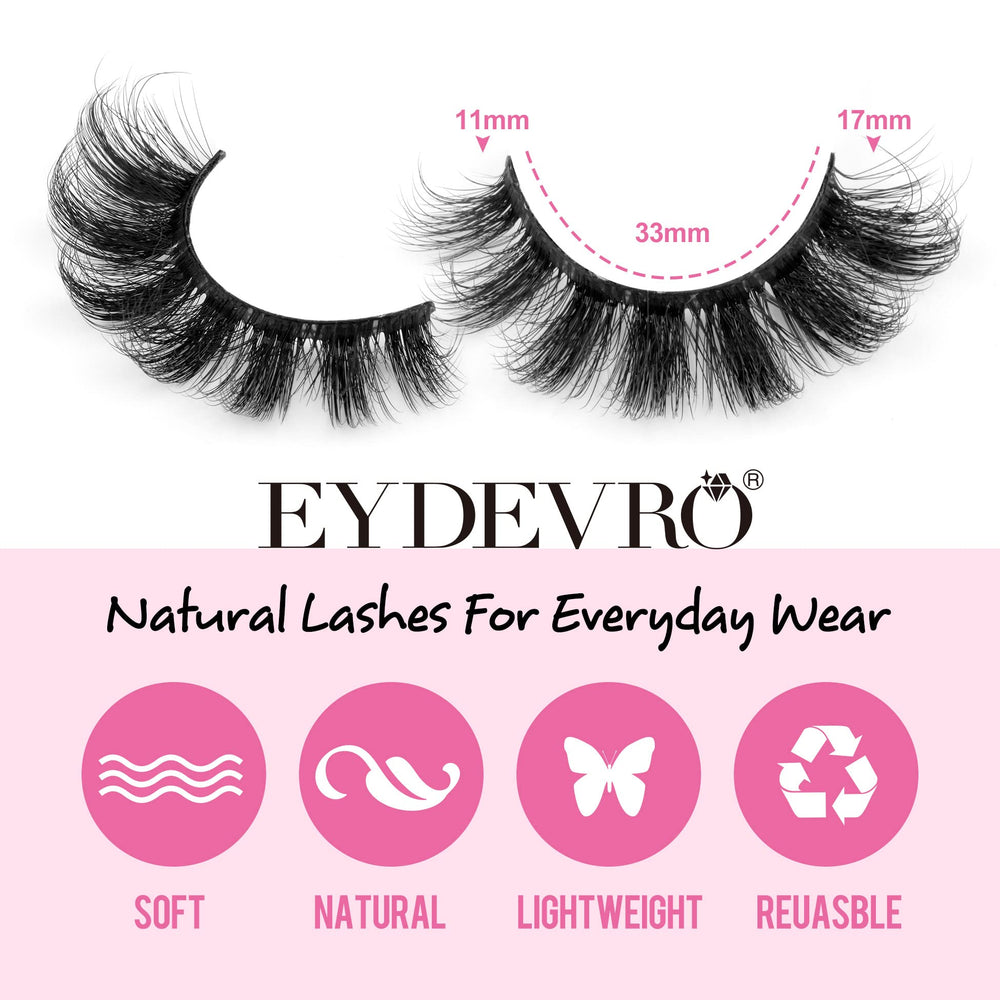 EYDEVRO D Curl lashes outer corner focus image for eye-elongating effect.