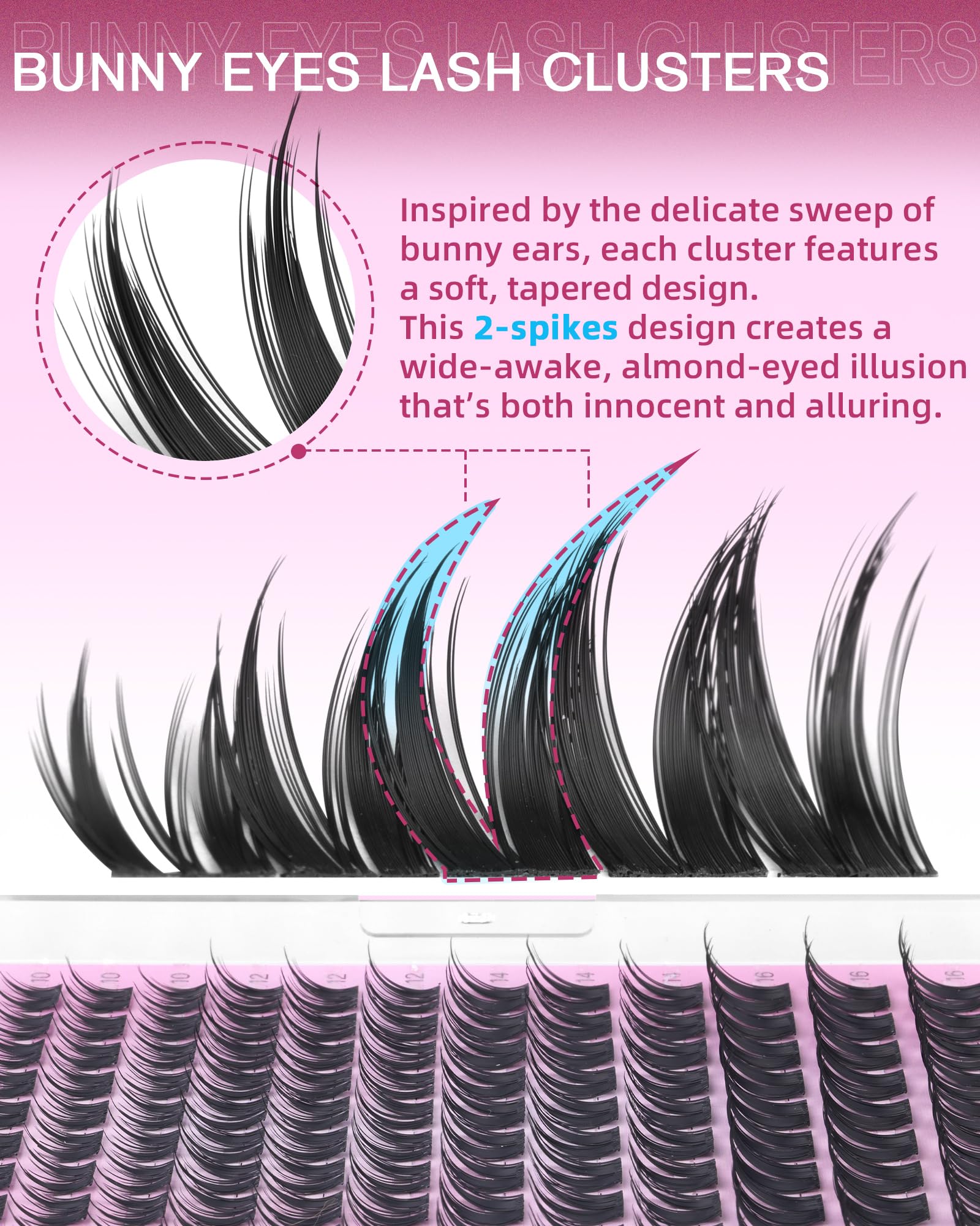 EYDEVRO 120-piece DIY lash extensions set for at-home application.