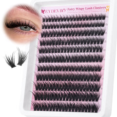 EYDEVRO Fairy Lash Clusters with a wet-look finish for a dewy eye effect