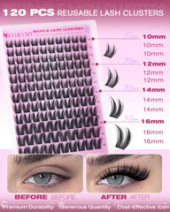 EYDEVRO Fairy Wispy Clusters flutter softly for everyday wear.