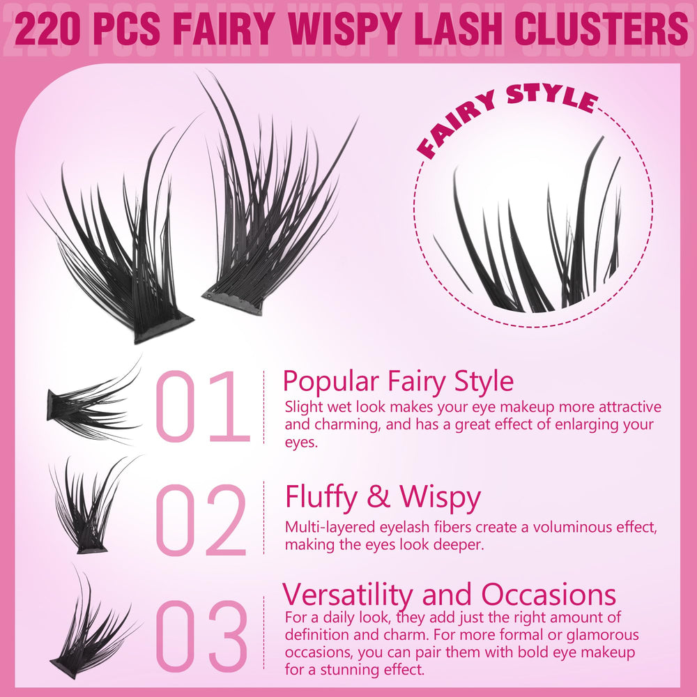 EYDEVRO fluffy-volume clusters enhance depth and light reflection for evening makeup