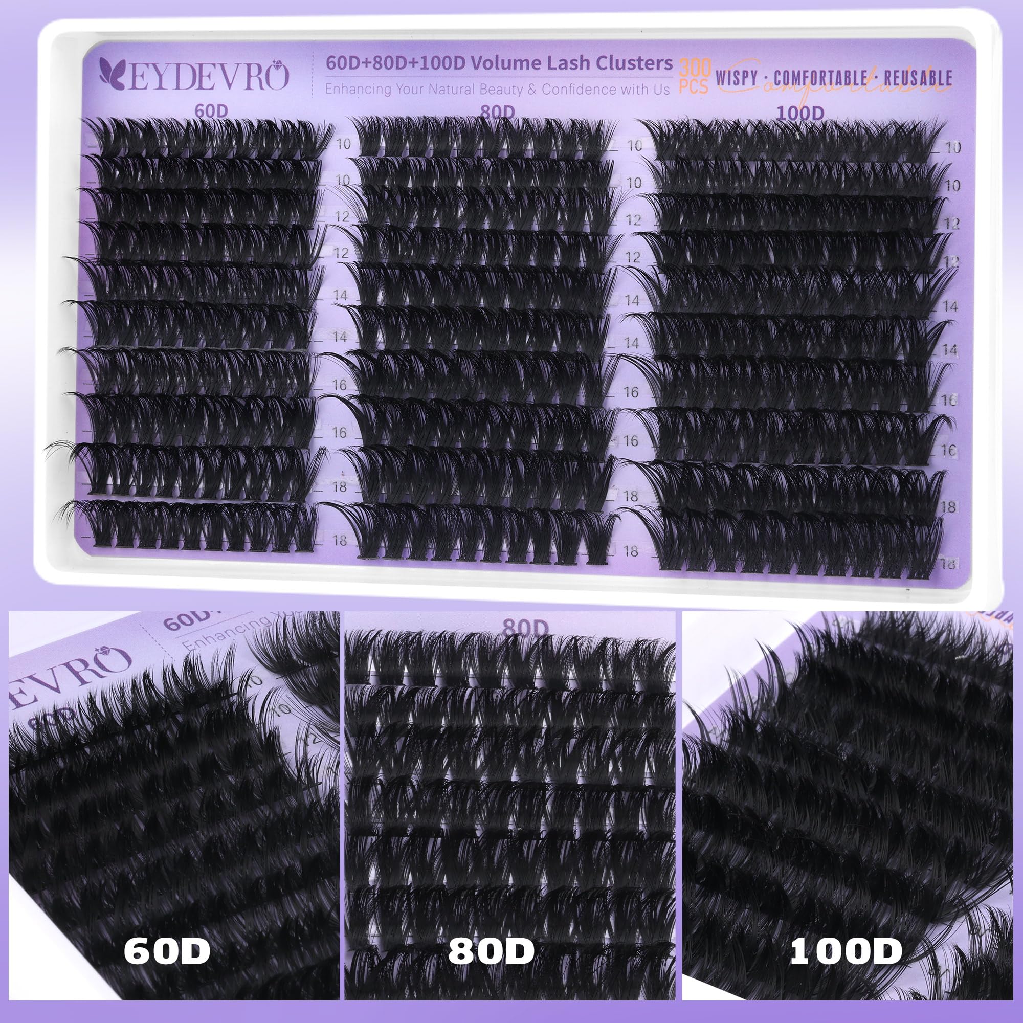 EYDEVRO handmade craftsmanship ensures unique, high-quality clusters