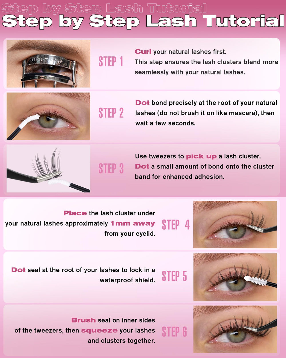 EYDEVRO Handmade lash clusters offer premium quality and comfort.