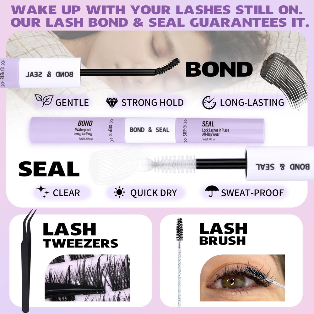 EYDEVRO Lash Bond and Seal included for secure, long-lasting adhesion