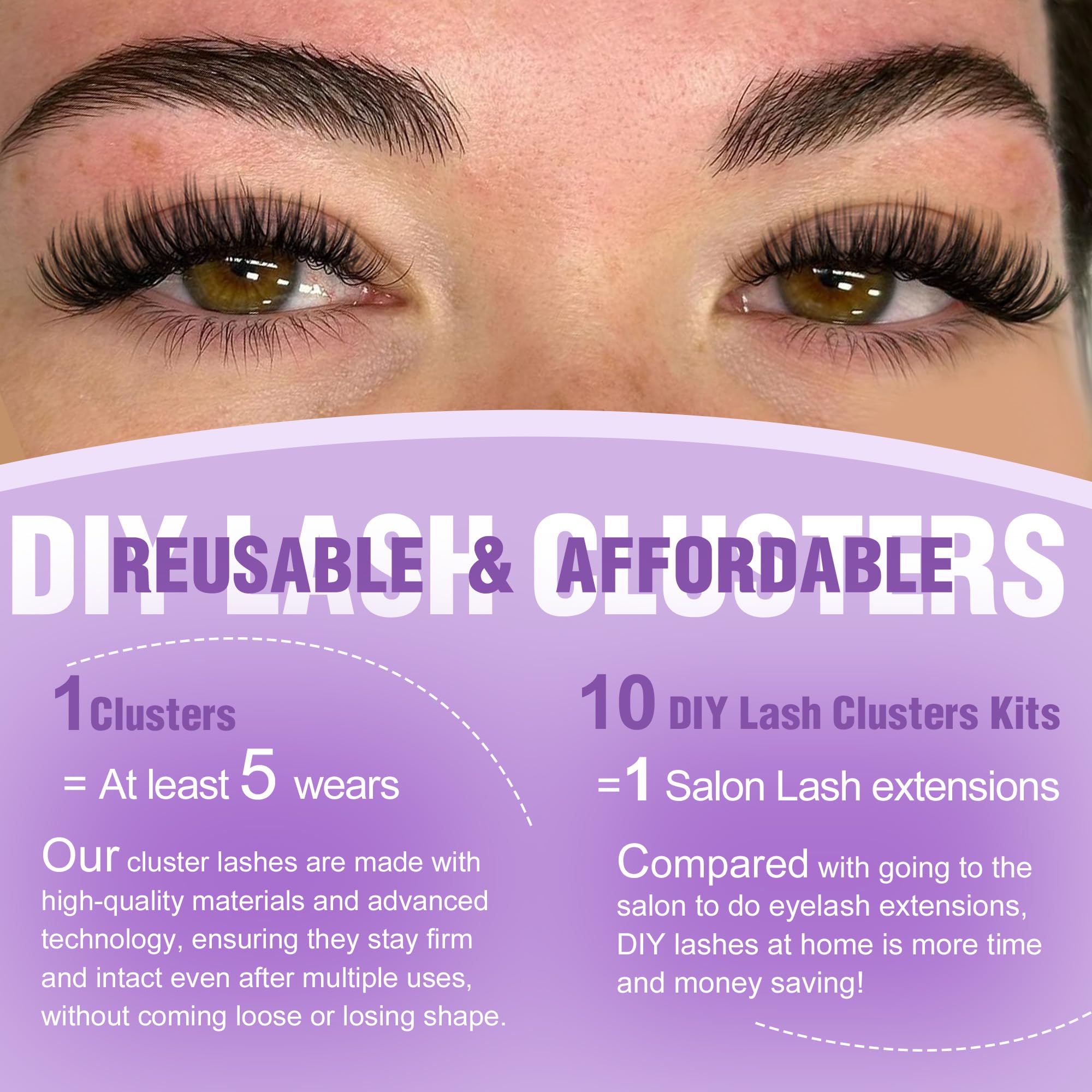 EYDEVRO Lash Bond and Seal kit to secure extensions all day.