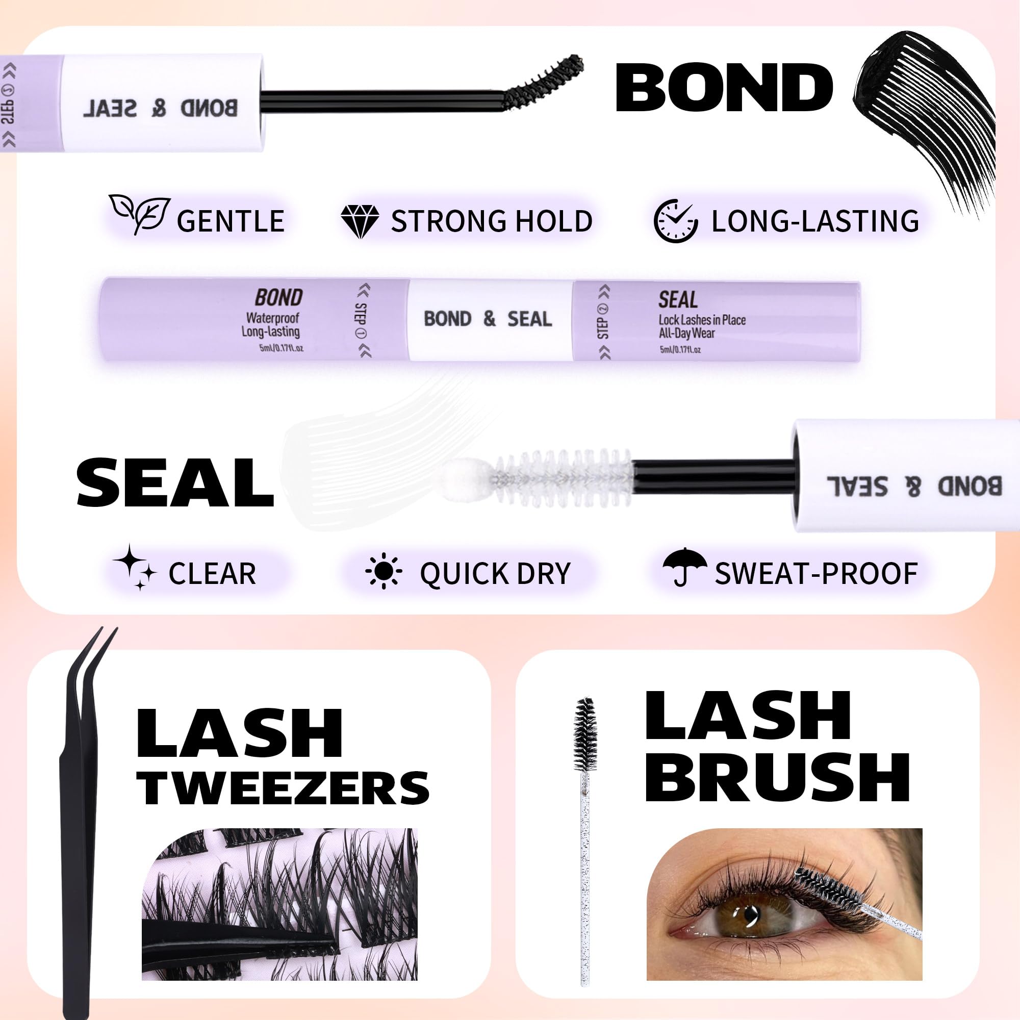 EYDEVRO smudge-proof seal prolongs wear without creasing or transfer
