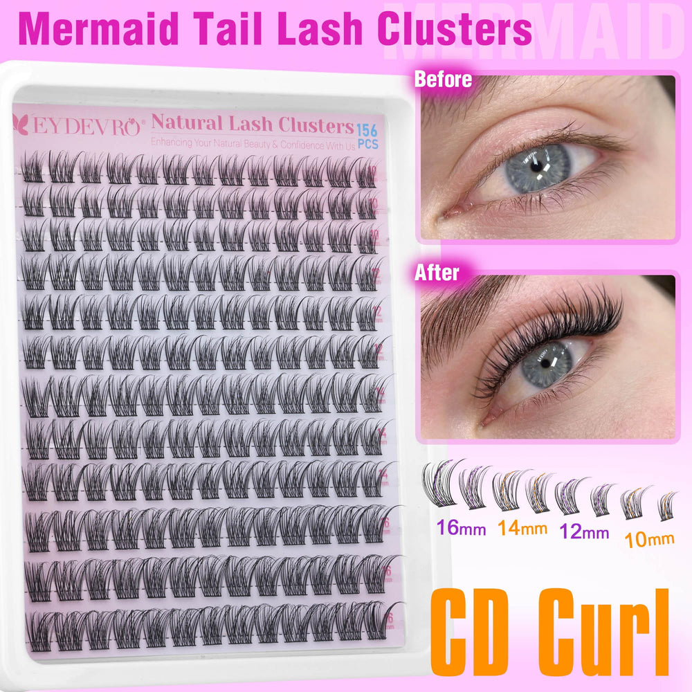 EYDEVRO lightweight soft-material lashes for comfortable wear
