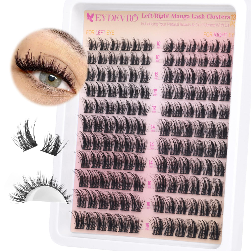 EYDEVRO Manga Lash Clusters offer natural manga-inspired lashes you can wear at home.