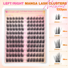 EYDEVRO natural soft lash clusters provide lightweight wear and day-long comfort