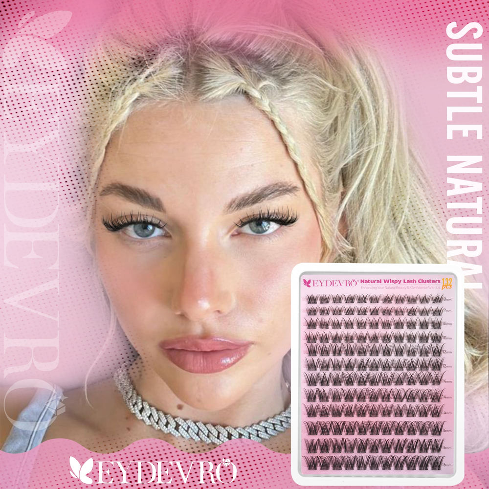 EYDEVRO no-makeup look option creates defined natural lashes.