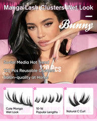 EYDEVRO outward-corner lift lashes create a wide-eyed anime vibe.