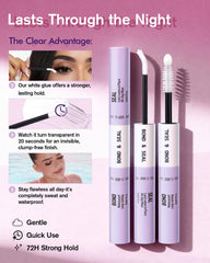 EYDEVRO soft synthetic-fiber lashes offer feather-light comfort all day.