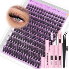 EYDEVRO Wispy Clusters Kit packaging for at-home glam