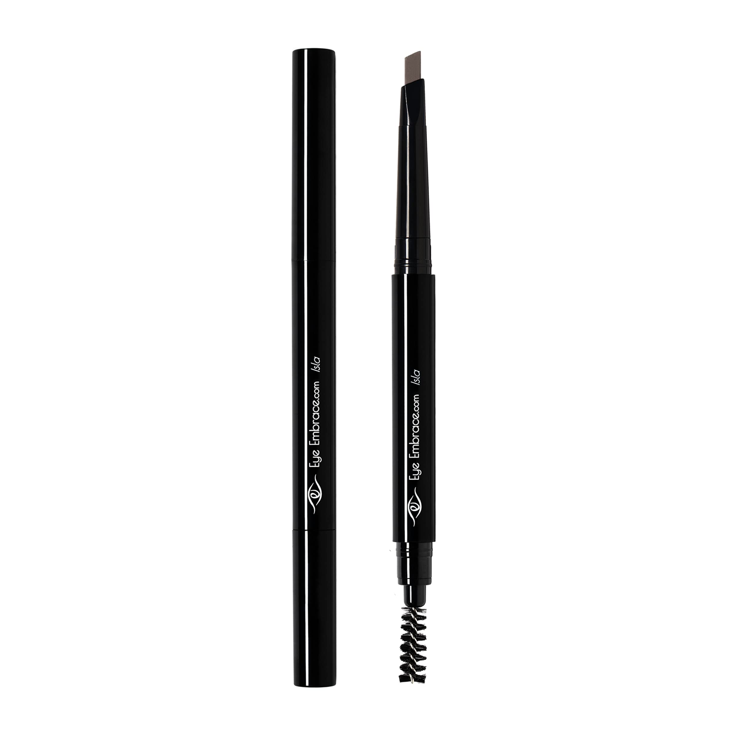 Eye Embrace Isla applied on gray brows for defined framing.