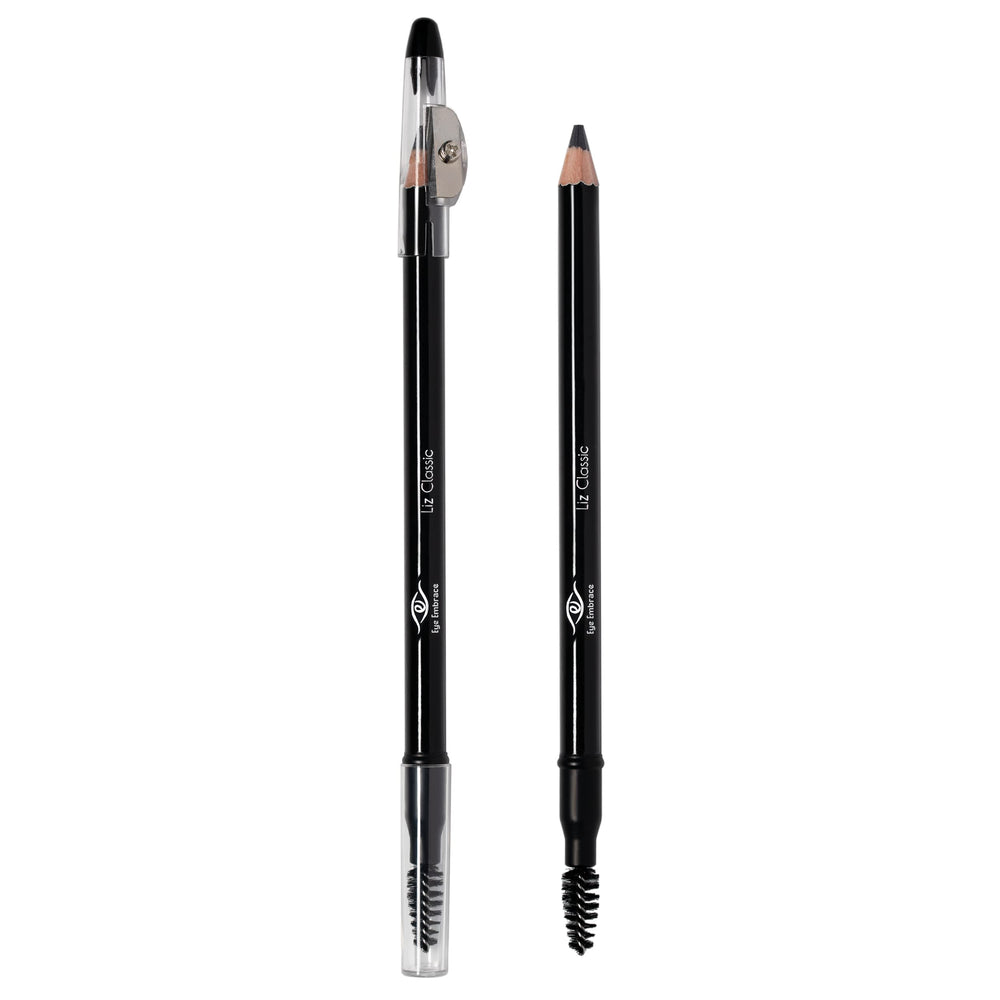 Eye Embrace Liz Classic waterproof formula swatch displaying long-wear brow hold.