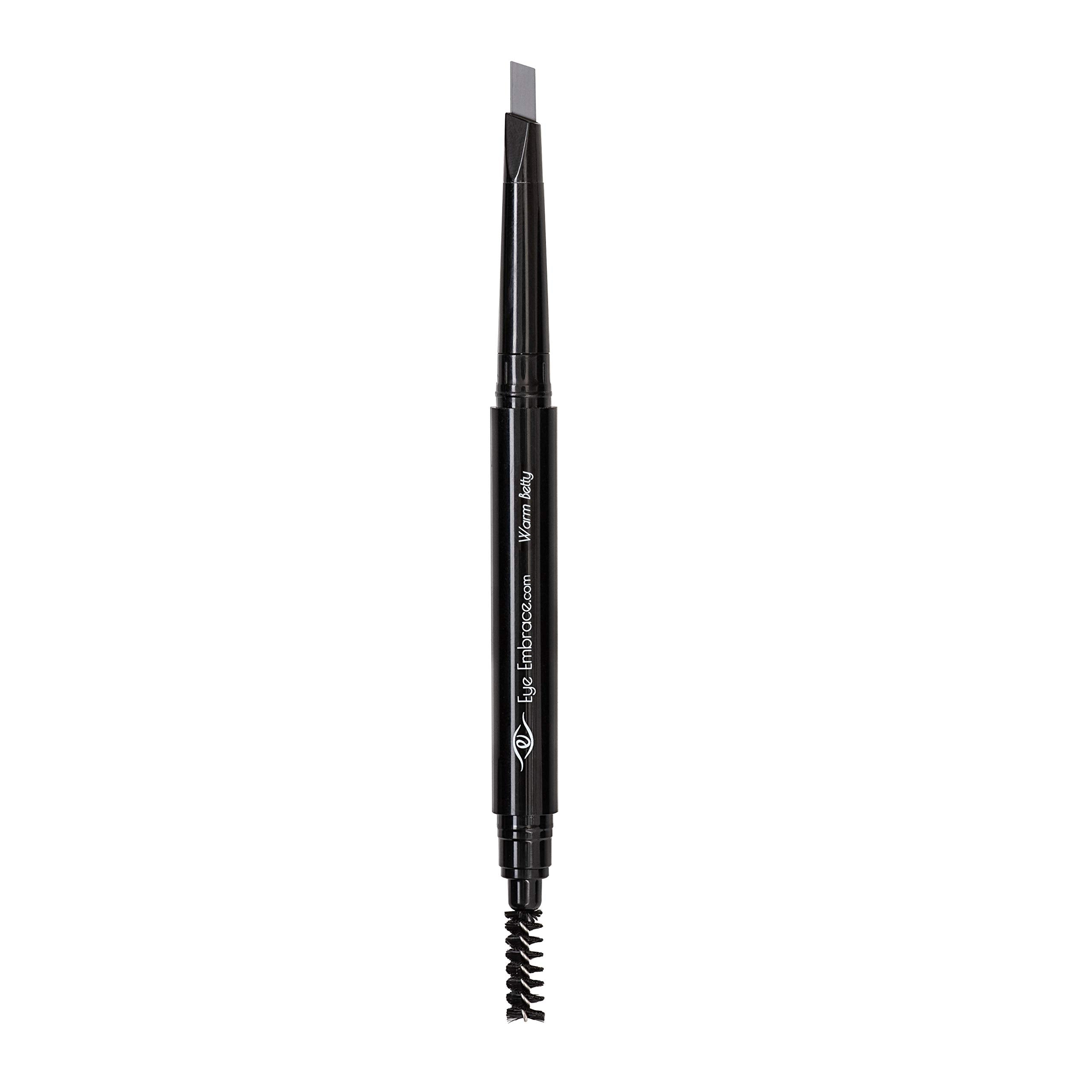 Eye Embrace Warm Betty gray hair color blends with silver tones.