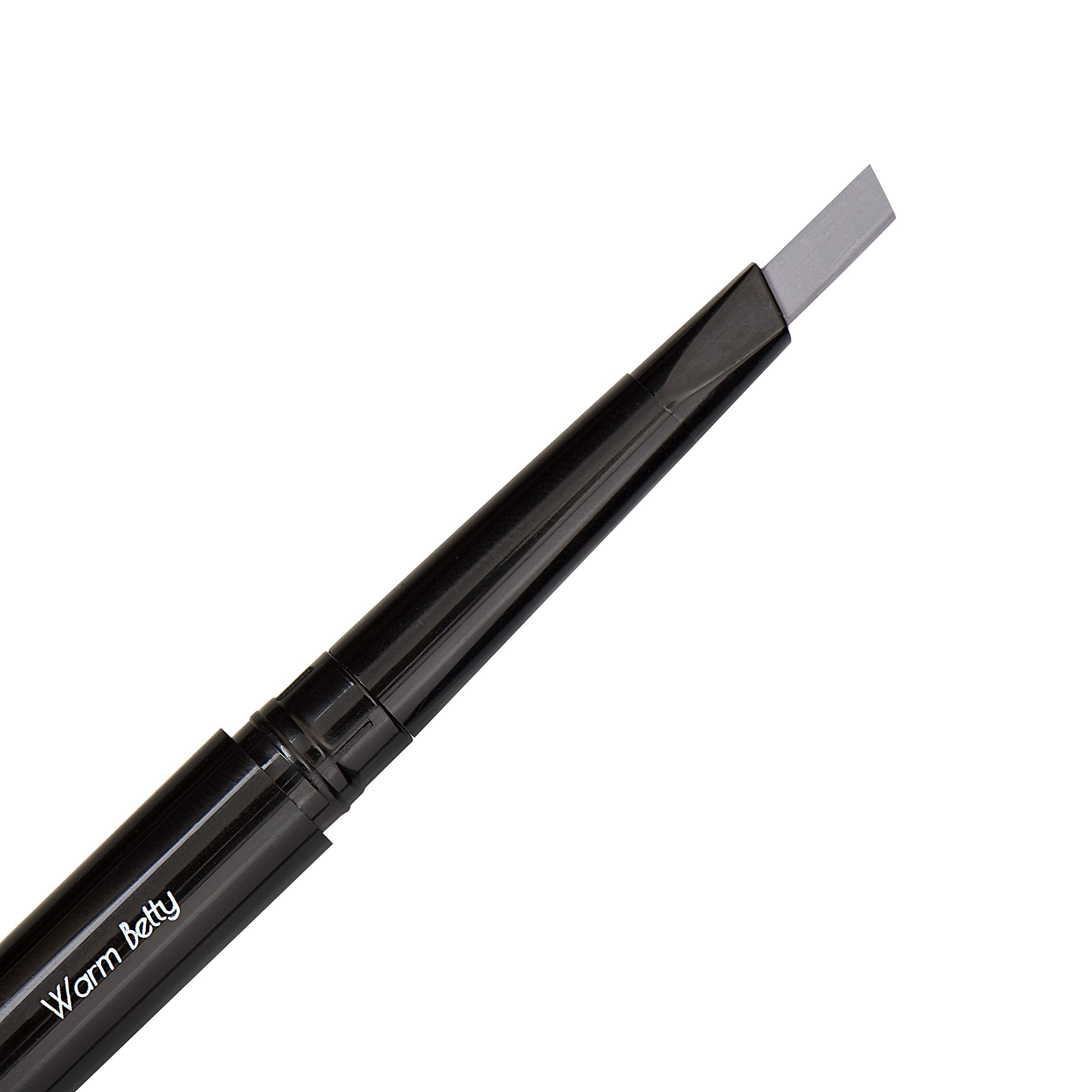 Eye Embrace Warm Betty light gray pencil with angle tip for precise brow definition.