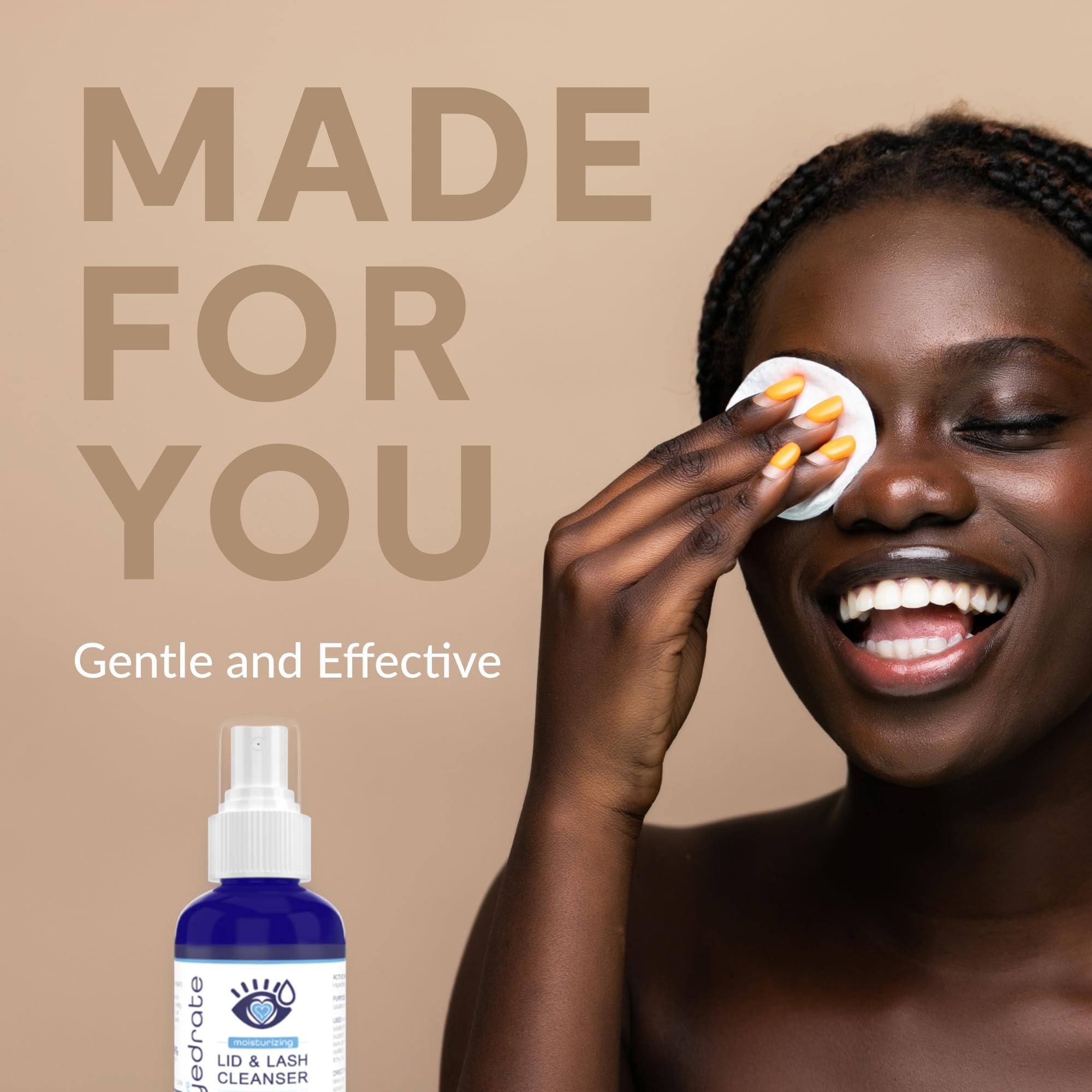 Eye Love HOCL formula close-up showing 0.015 percent solution.