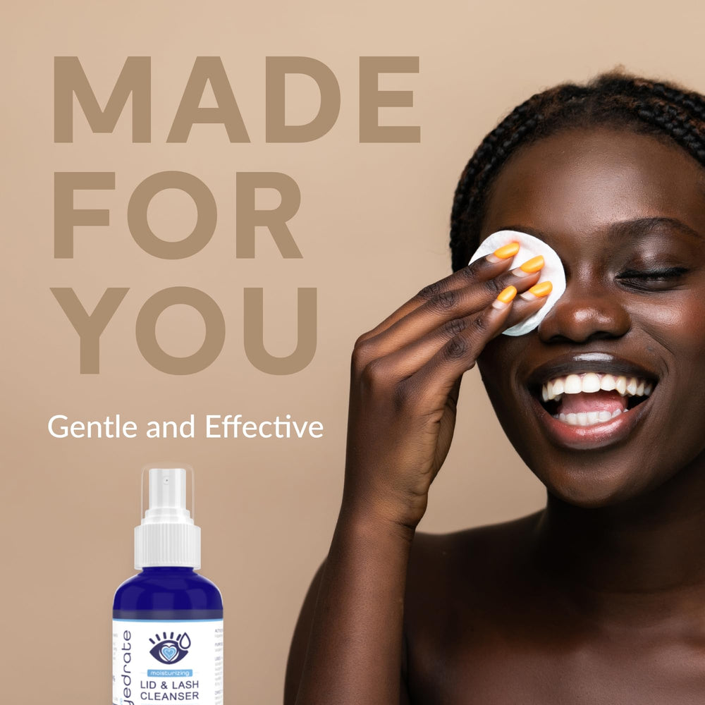 Eye Love HOCL formula close-up showing 0.015 percent solution.